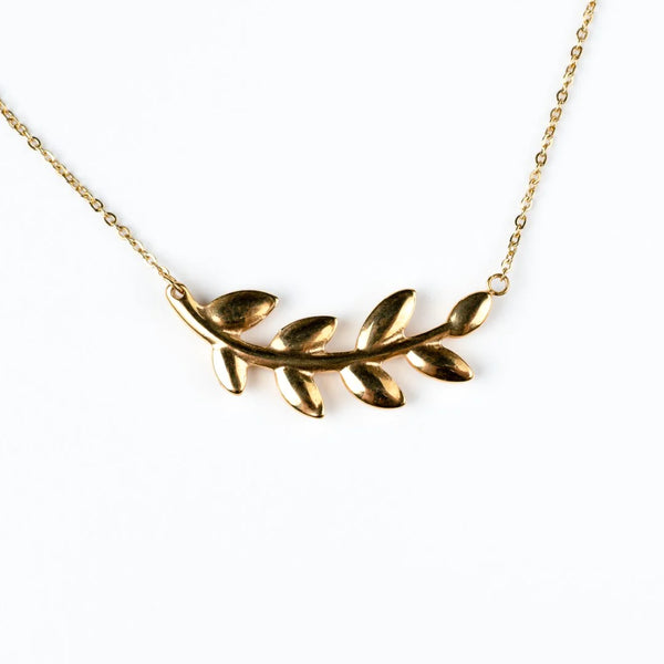 Olive Branch of Hope Necklace by Your Harma