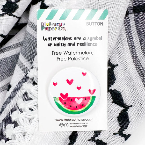 Love Watermelon Sticker & Pin Pack