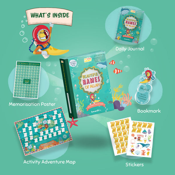 My Little Legacy: Beautiful Names of Allah Kids Journal and Activity Book