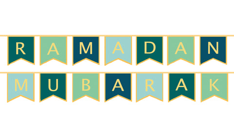 Pastel Ramadan Mubarak Banner
