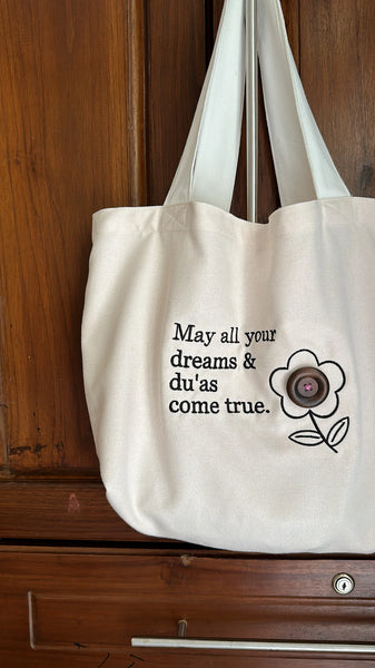 Dreams and Du’as Tote Bag