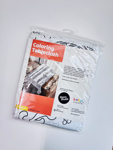 Washable Coloring Tablecloth