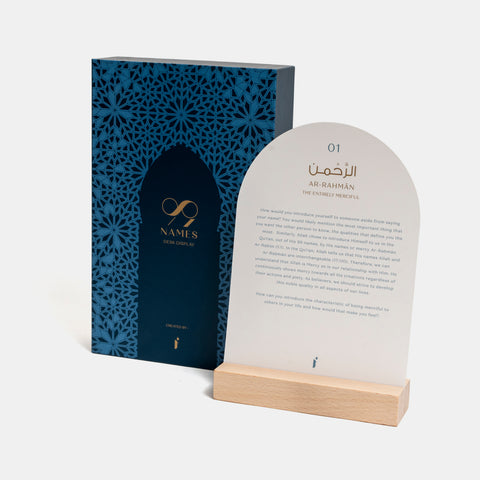 The 99 Names of Allah Desk Display Cards