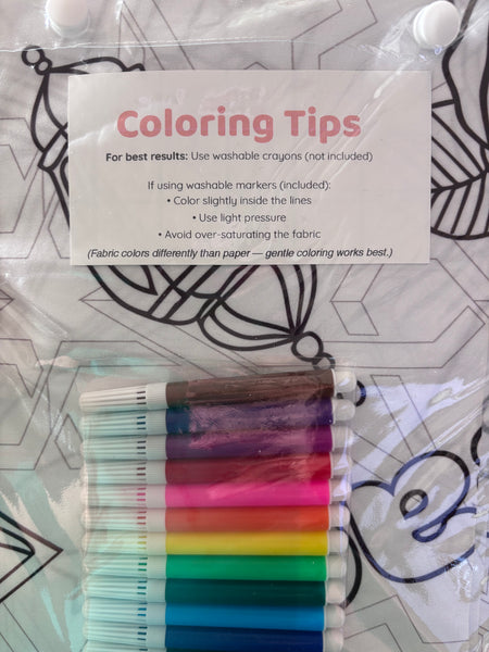 Washable Coloring Tablecloth