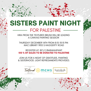 Sisters Paint Night for Palestine