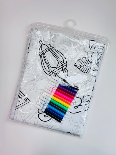 Washable Coloring Tablecloth