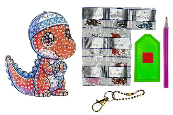 Dino Deen Acrylic Keychain - Diamond Art Kit