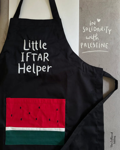 For Palestine: Kid's Iftar Helper Apron (2 sizes)