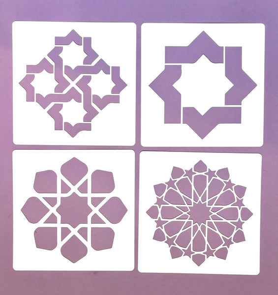 Islamic Star Stencils Kit