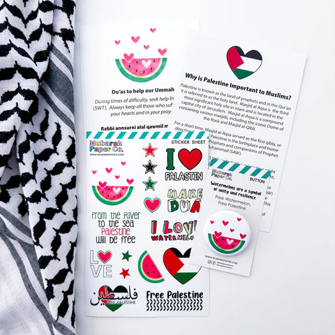 Love Watermelon Sticker & Pin Pack
