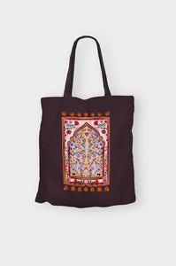 Prayer Mat Brown Tote Bag