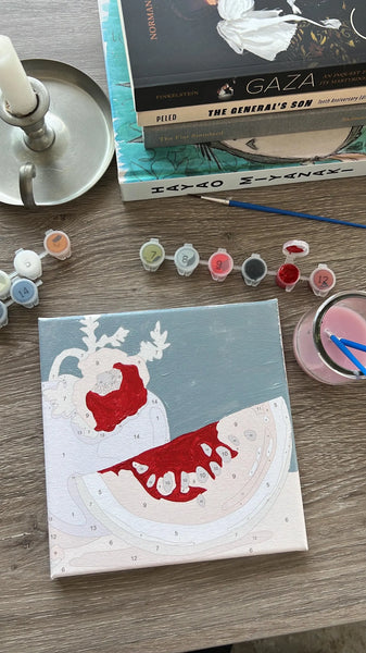 Palestine Watermelon & Poppy Paint-by-Number (Copy)