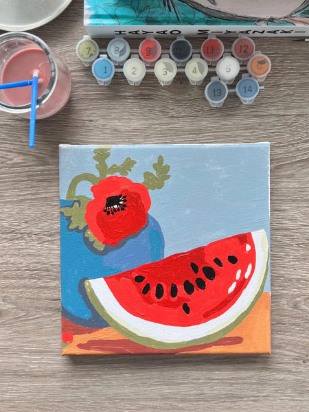 Palestine Watermelon & Poppy Paint-by-Number (Copy)