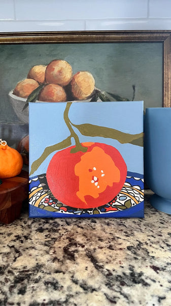 Palestine Orange & Ceramic Bowl Paint-by-Number