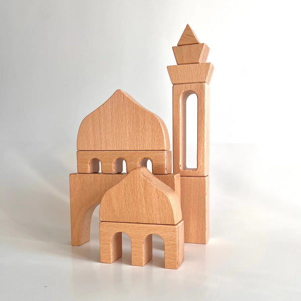 Wooden Masjid Building Blocks