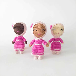 Mini Girl Doll Pink