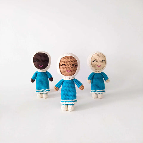 Mini Girl Doll Blue