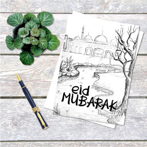 Color Me In Eid Cards (Pack of 4)