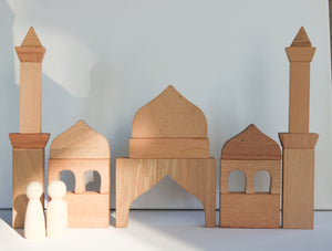 Wooden Masjid Building Blocks