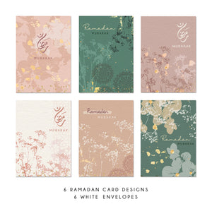 Ramadan Mubarak- Pack of 6