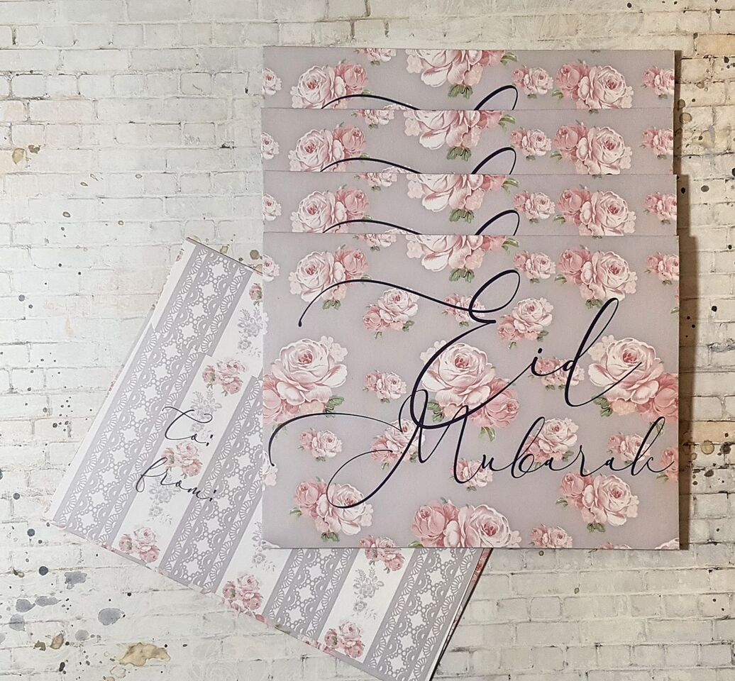 Floral Eidi Envelop (Pack of 5)