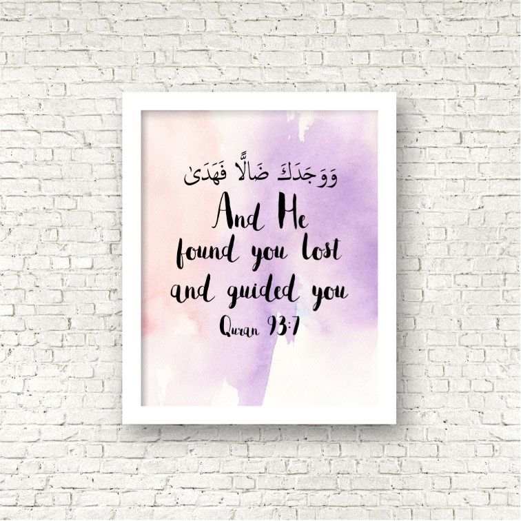 "And He Found You" Print