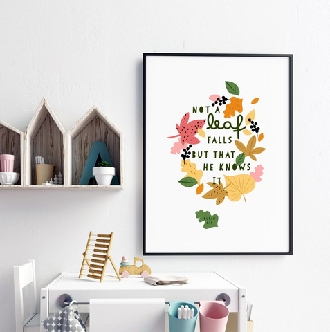 Not a Leaf Falls Print
