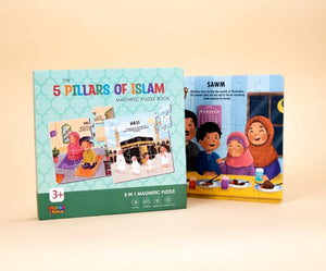 Magnetic '5 Pillars of Islam' Puzzle Book