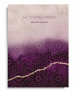 So Many Ideas ... Masha'Allah Notebook