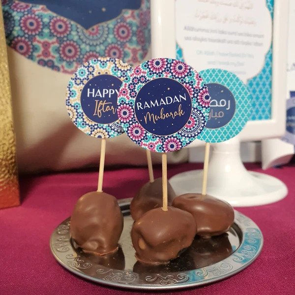 Ramadan Cake Toppers Peaceful Nights