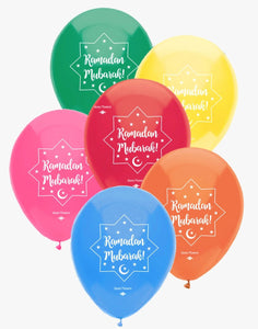 Ramadan Mubarak Balloons- Assorted (Set of 10)