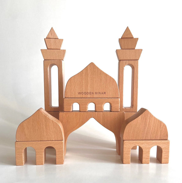 Wooden Masjid Building Blocks