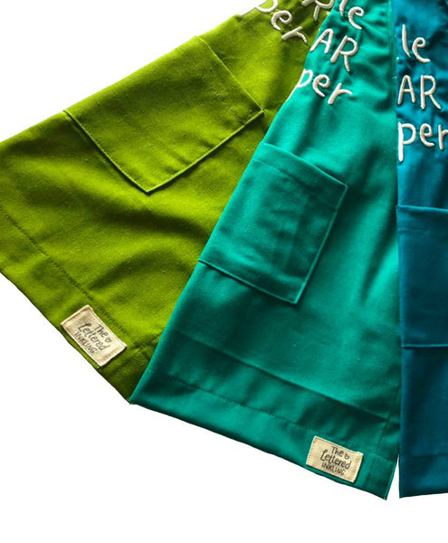Kid's Iftar Helper Apron (Age 5-8) Select from 7 Colors!