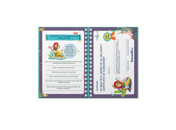 My Little Legacy: Beautiful Names of Allah Kids Journal and Activity Book